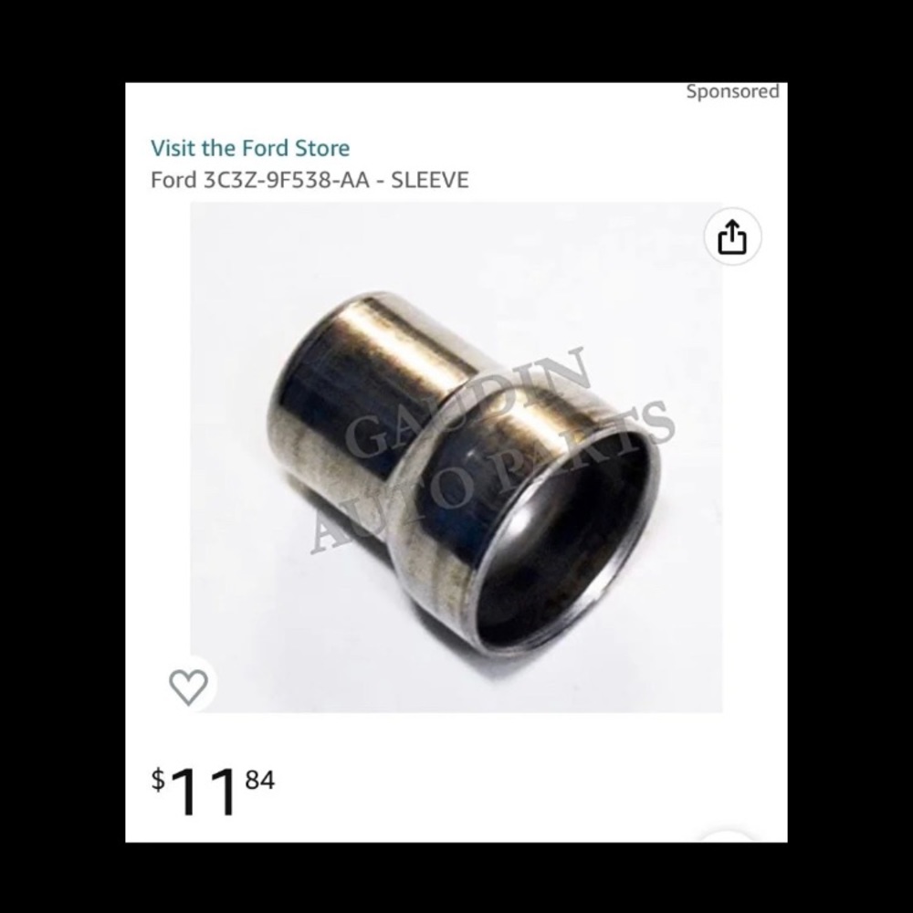 Bundle Set of 7 New OEM Ford Diesel Engine Fuel Injector Sleeves